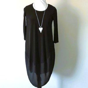 Lori Michaels Collection Loose Fitting Black Dress